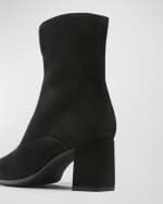 Image 2 of 4: La Canadienne Finn Suede Shearling Ankle Boots