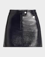 Image 1 of 6: Courreges Reedition Vinyl Mini Skirt