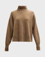Image 2 of 6: Joseph Turtleneck Brushed Cashmere Sweater