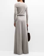 Image 3 of 7: Joseph Primrose Wide-Leg Wool Pants