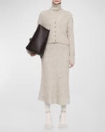 Image 4 of 6: Joseph Button-Down Cable-Knit Cardigan