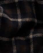 Image 5 of 5: Eton Men's Wool Check Scarf