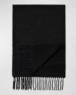 Image 3 of 5: Eton Men's Double Face Wool Scarf