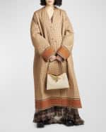 Image 2 of 6: Etro Vela Frame Leather Medium Shoulder Bag