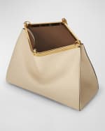 Image 5 of 6: Etro Vela Frame Leather Medium Shoulder Bag