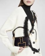 Image 2 of 6: Off-White Skeleton Binder Leather Crossbody Bag
