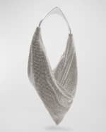 Image 2 of 4: Benedetta Bruzziches Ursolina Mesh Crystal Top-Handle Bag