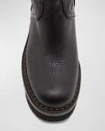 Image 3 of 5: Chloe Owena Tall Leather Buckle Boots