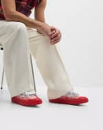 Image 2 of 6: Lanvin Men's Exclusive Curb Low-Top Sneakers