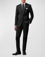 Image 2 of 5: Ralph Lauren Purple Label Men's Gregory Hand-Tailored Wool Serge Suit