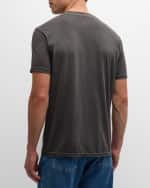 Image 3 of 6: Cout De La Liberte Men's Embroidered Logo T-Shirt