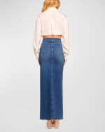 Image 2 of 4: Ramy Brook Madalyn Denim Maxi Skirt