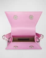 Image 4 of 5: MACH & MACH Samantha Mini Triple Heart Top-Handle Bag