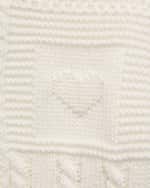 Image 3 of 3: Ralph Lauren Childrenswear Girl's Cardigan W/ Bear Intarsia, Size 3M-24M