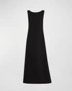 Image 1 of 5: THE ROW Rhea Cowl-Back Wool Gown