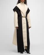 Image 5 of 6: THE ROW Dalbero Drop-Crotch Linen-Silk Jogger Pants