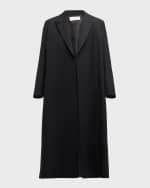 Image 1 of 6: THE ROW Cassiopea Single-Breasted Long Coat