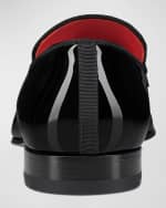 Image 3 of 6: Christian Louboutin Men's Equiswing Patent Bit Loafers