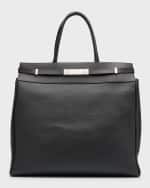 Image 1 of 6: Saint Laurent Men's Manhattan North-South Tote Bag
