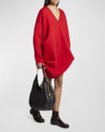 Image 2 of 6: Loewe Squeeze Medium Shoulder Bag in Napa Leather