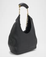 Image 4 of 6: Loewe Squeeze Medium Shoulder Bag in Napa Leather