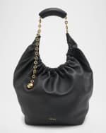Image 1 of 6: Loewe Squeeze Medium Shoulder Bag in Napa Leather