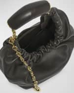 Image 5 of 6: Loewe Squeeze Small Shoulder Bag in Napa Leather