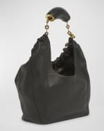Image 4 of 6: Loewe Squeeze Small Shoulder Bag in Napa Leather