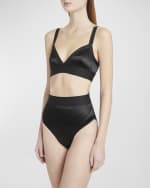 Image 2 of 5: Dolce&Gabbana High-Rise Stretch Satin Briefs