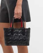 Image 3 of 6: Christian Louboutin Cabata Mini Tote in CL Embossed Nappa Leather