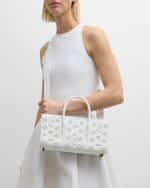 Image 2 of 6: Christian Louboutin Paloma Baguette in Leather with Loubinthesky Spikes