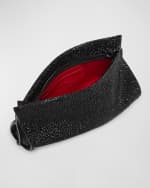 Image 3 of 4: Christian Louboutin Loubitwist Small Clutch in Strass