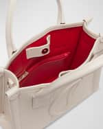 Image 5 of 6: Christian Louboutin By My Side Mini Tote in Leather with CL Logo