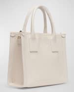 Image 4 of 6: Christian Louboutin By My Side Mini Tote in Leather with CL Logo