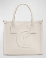 Image 1 of 6: Christian Louboutin By My Side Mini Tote in Leather with CL Logo