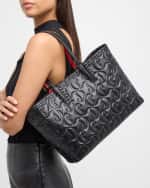 Image 3 of 6: Christian Louboutin Cabata Small Tote in CL Embossed Nappa Leather
