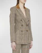 Image 2 of 5: Veronica Beard Elvana Plaid Dickey Jacket
