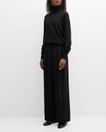 Image 2 of 5: THE ROW Eva Cashmere Turtleneck Top