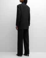 Image 3 of 6: THE ROW Myriam Double-Breasted Blazer Jacket