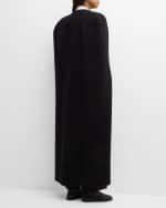 Image 4 of 6: THE ROW Milda Cashmere Cape Coat
