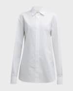 Image 2 of 6: THE ROW Derica Collared Shirt