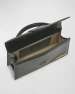 Image 5 of 6: Jacquemus Le Grand Bambino Leather Crossbody Flap Bag