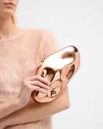 Image 3 of 6: Cult Gaia The Caldera Metallic Clutch Bag