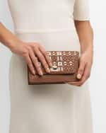 Image 3 of 4: Akris Anouk Twisted Leather Top-Handle Bag