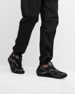 Image 2 of 6: Bottega Veneta Men's Orbit Technical Fishnet Sneakers