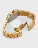Image 3 of 6: MICHELE Limited Edition Deco 18K Gold Plated Diamond Watch