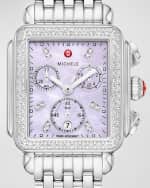 Image 4 of 4: MICHELE Deco Stainless Steel Diamond Watch