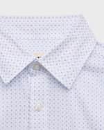 Image 3 of 3: Appaman Boy's Polka Dot Button Down Shirt, Size 2-14