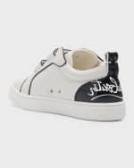 Image 3 of 6: Christian Louboutin Kid's Funnyto Logo Heel Cap Sneakers, Toddler/Kids