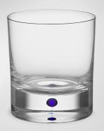 Image 1 of 3: Orrefors Intermezzo Blue Double Old-Fashioned Glasses, Set of 2